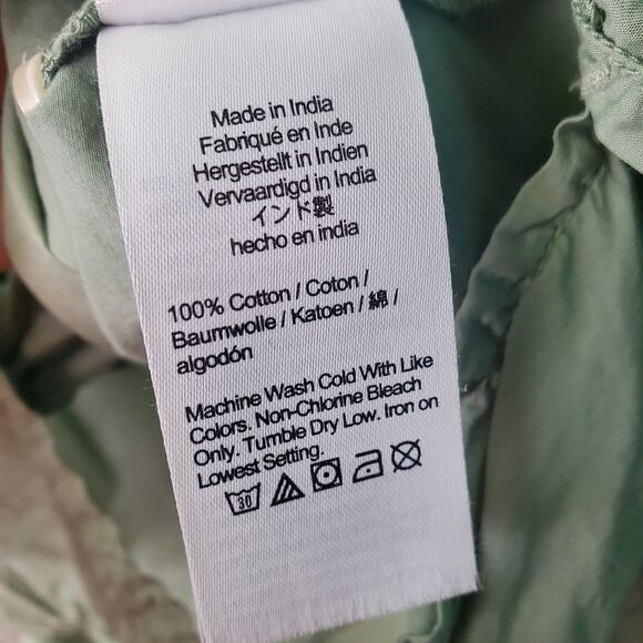 J. Crew Light Sage Green Button Down Shirt Size 6 - Picture 7 of 7